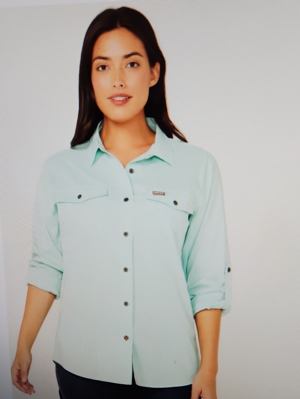 NWT Ariat Women's Rebar VentTEK DuraStretch Mint Green Work Shirt SZ 1X